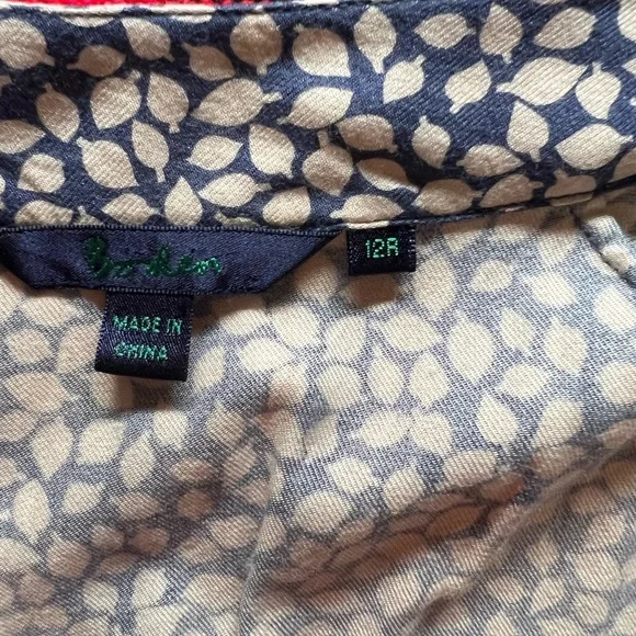 Boden Navy and White Floral Dress - Picture 10 of 11